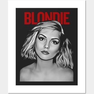 Debbie Harry Red Posters and Art